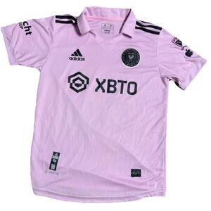 adidas Inter Miami CF Lionel Messi Pink Black MLS Soccer Jersey Size M
